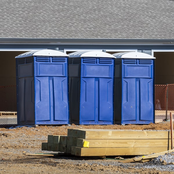 how do you dispose of waste after the portable restrooms have been emptied in Barberton WA